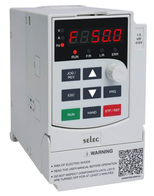 VFD-S-3 phase input 415V AC, 3 phase output-0.5HP/0.4kW to 5HP/3.7KW